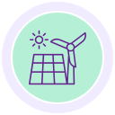 energía renovable icon