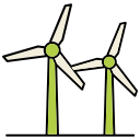 energía eólica icon