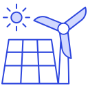 energía renovable icon