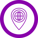 Geospatial technology icon