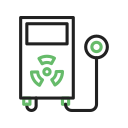 detector de radiación icon
