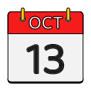 calendario de octubre 