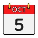 calendario de octubre 