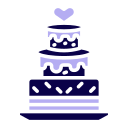 pastel de bodas icon