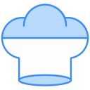 gorro de cocinero icon