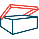 caja abierta icon