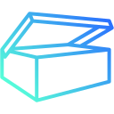 caja abierta icon