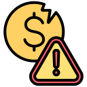 crisis financiera icon