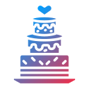 pastel de bodas icon