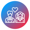 pareja de novios icon