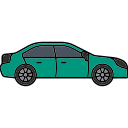 coche sedán icon