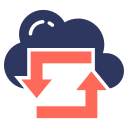 tráfico en la nube icon