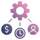 asignación de recursos icon