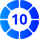 número 10 icon