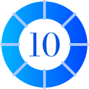 número 10 icon