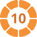 número 10 icon