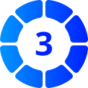 número 3 icon