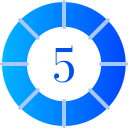 número 5 icon