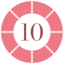 número 10 icon