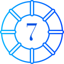 número 7 icon