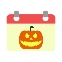 calendario de halloween icon