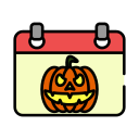 calendario de halloween icon