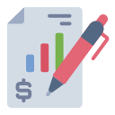 informe financiero icon