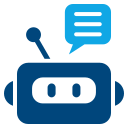 robot conversacional icon