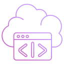 codificación en la nube icon