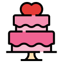 pastel de bodas icon