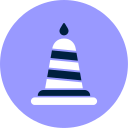 cono de tráfico icon