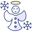 Ángel de nieve icon