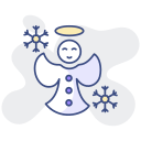 Ángel de nieve icon