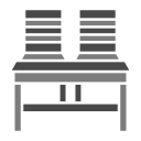 mesa y silla icon