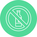 sin alcohol icon