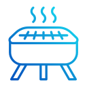 parrilla de barbacoa icon