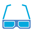 gafas 3d icon