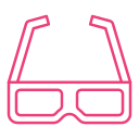 gafas 3d icon