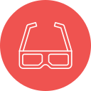 gafas 3d icon