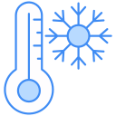 temperatura de la nieve icon