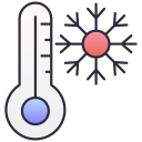 temperatura de la nieve icon