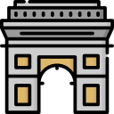 arco del triunfo icon