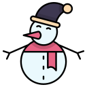 muñeco de nieve navideño icon