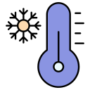 temperatura de congelación icon