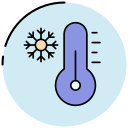 temperatura de congelación icon