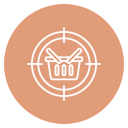 mercado objetivo icon