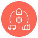 cadena de suministro icon