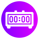 reloj digital icon