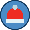 gorro de papá noel icon