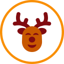 reno de navidad icon